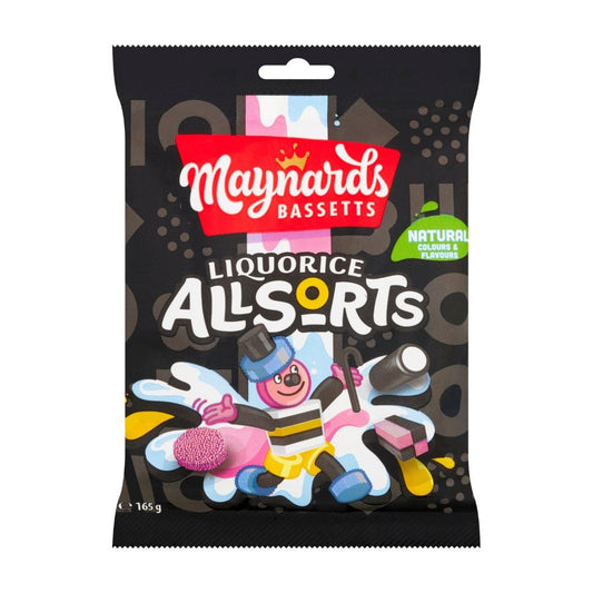 Maynards Bassetts Liquorice Allsorts 130g - UK Food & Drink - 
