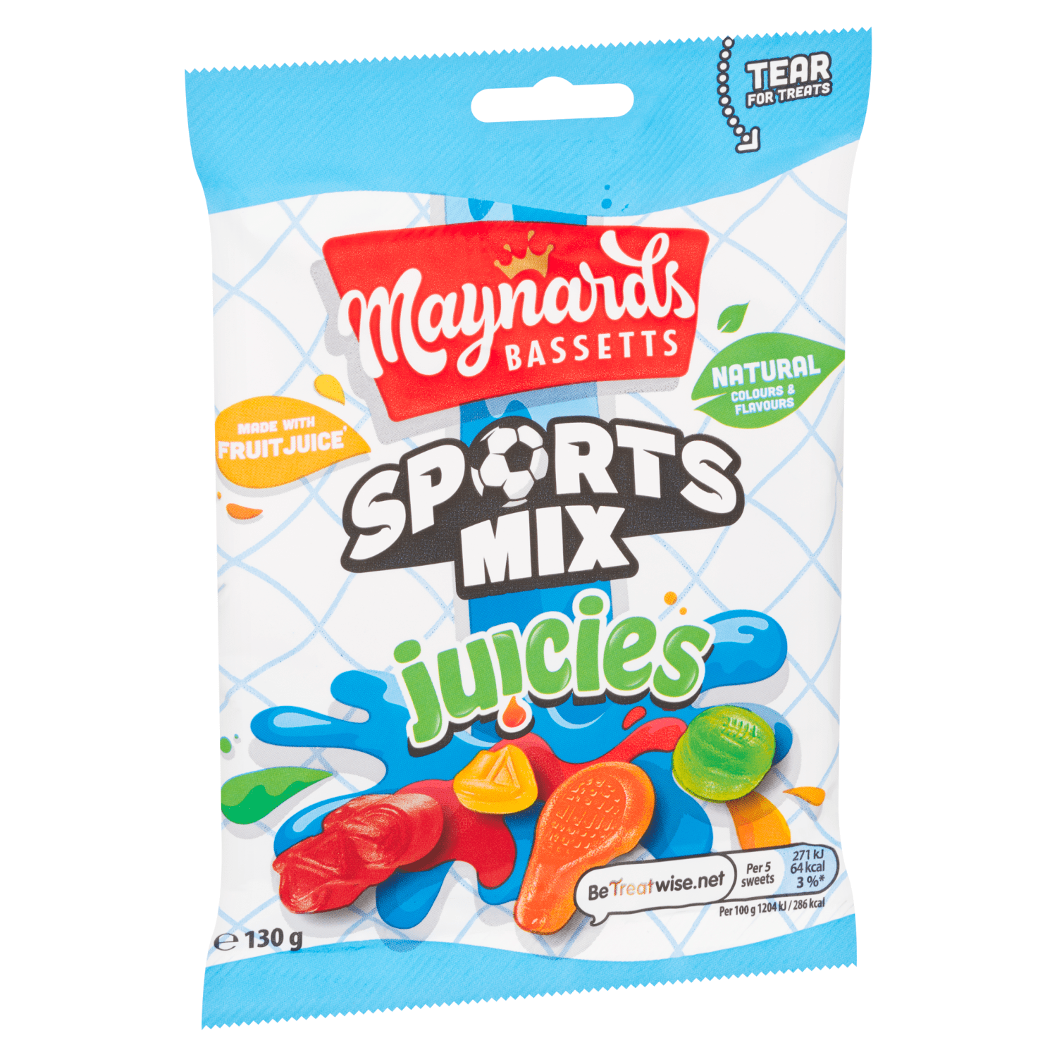 Maynards Bassetts Sports Mix Juicies 130g - UK Food & Drink - 7622201718268