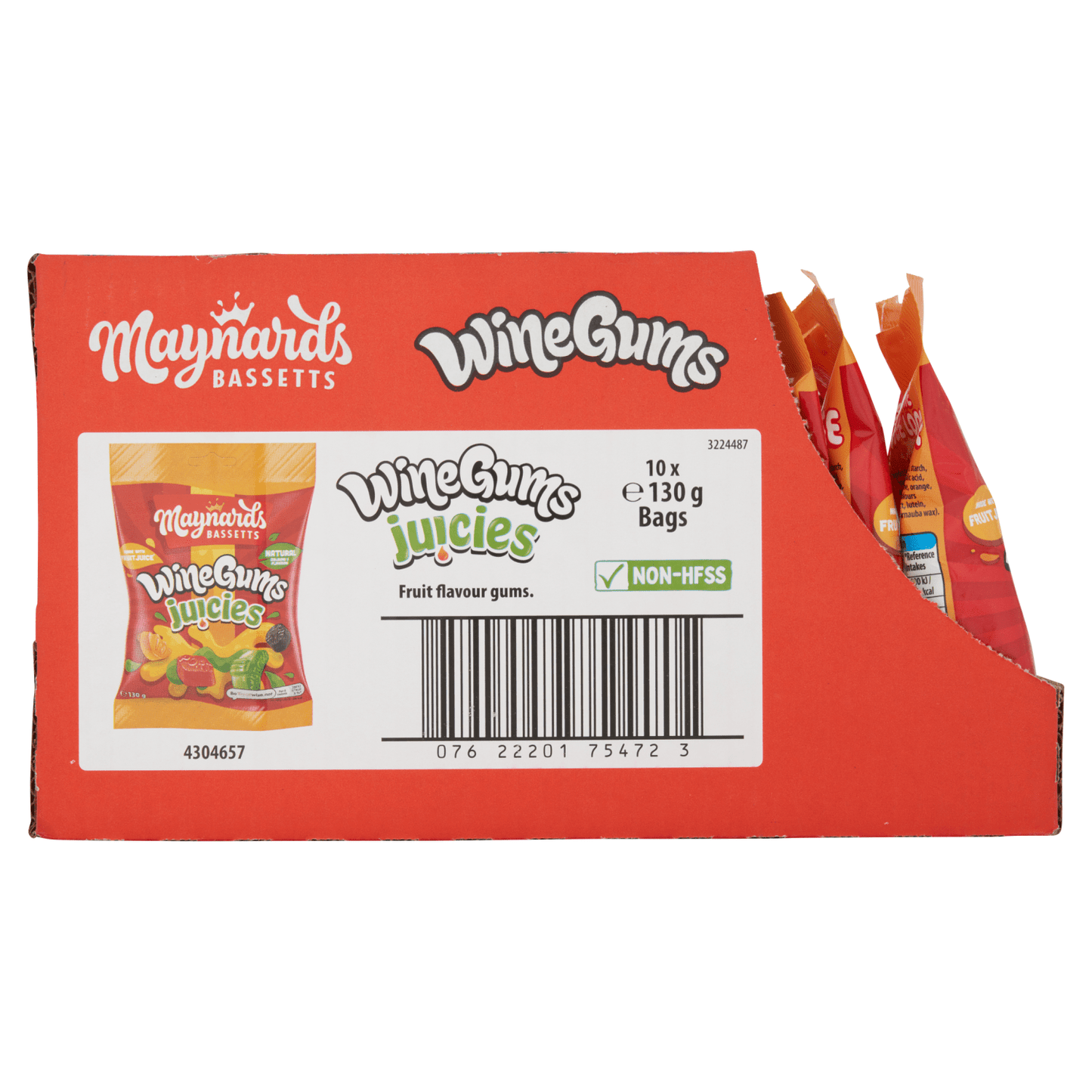 Maynards Bassetts Wine Gums Juicies 130g - UK Food & Drink - 7622201718237