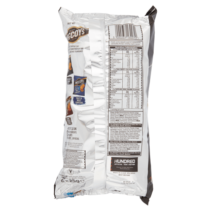 McCoy's Mighty Meaty Ridge Cut 6 x 25g - UK Food & Drink - 5000237130070