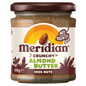 Meridian Crunchy Almond Butter 170g Jar - UK Food & Drink - 5060132281857