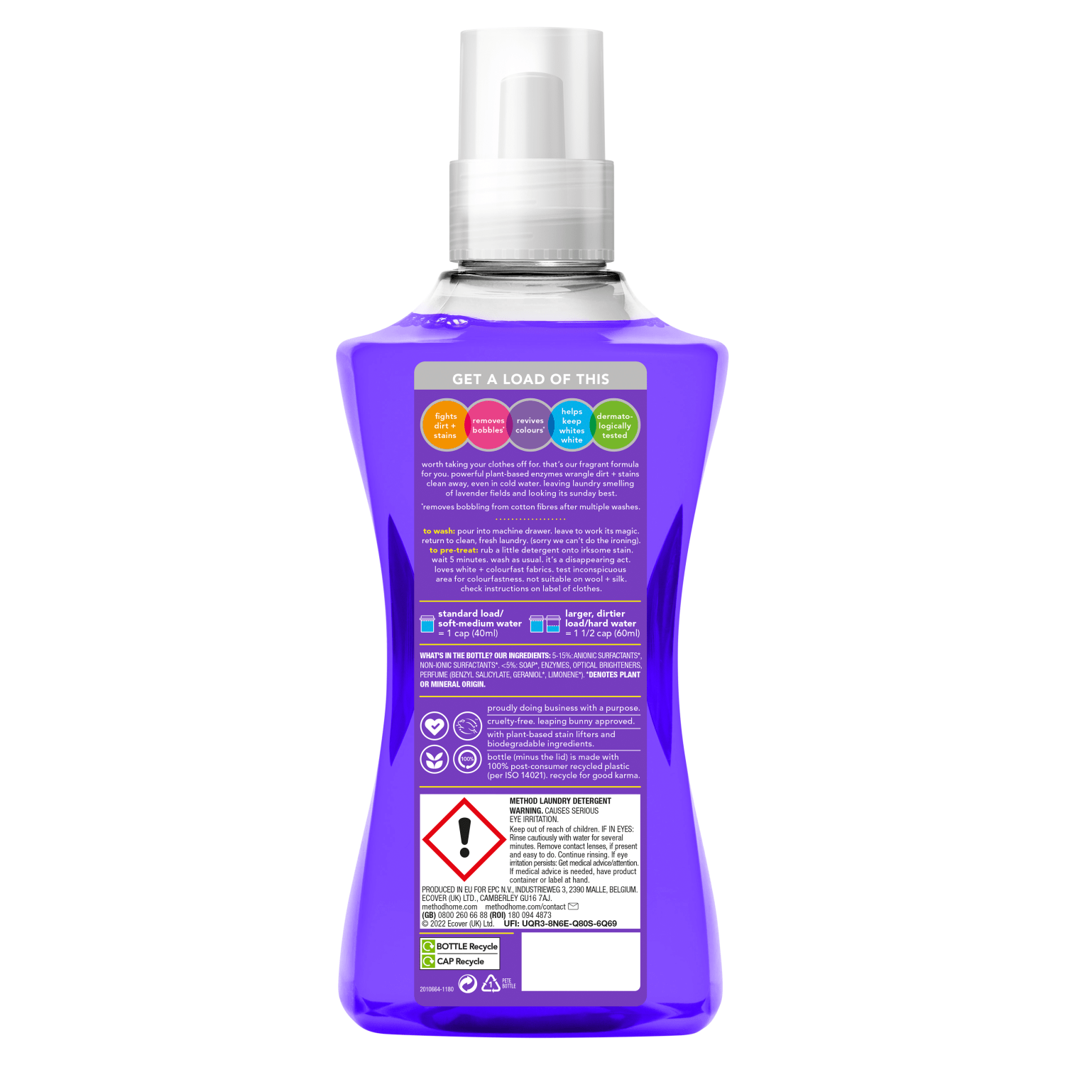 Method Laundry Liquid Wild Lavender - UK Food & Drink - 817939012154