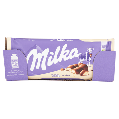 Milka Bubbly White Chocolate Bar 95g - UK Food & Drink - 7622210369543
