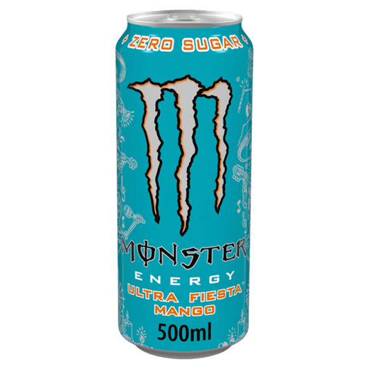 Monster Energy Drink Ultra Fiesta Mango Zero Sugar 500ml - UK Food & Drink - 5060608747658