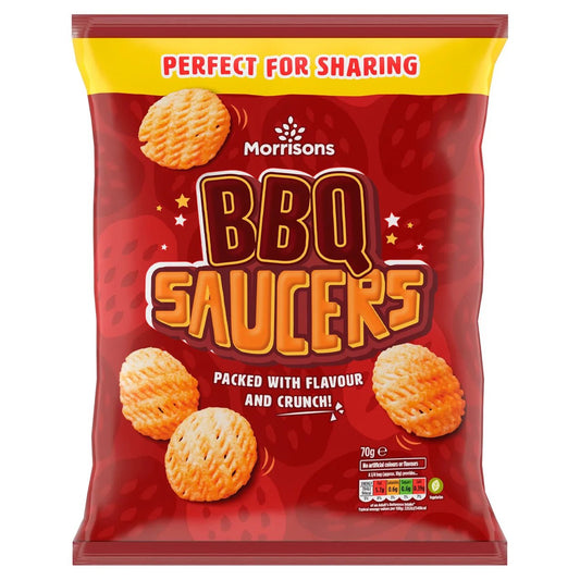 Morrisons Bbq Saucers 70g - UK Food & Drink - 5010251980407