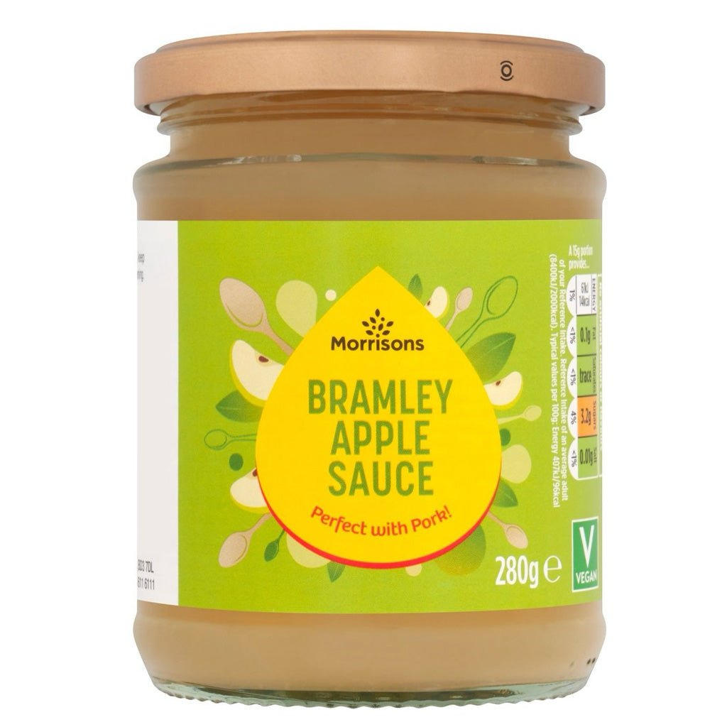 Morrisons Bramley Apple Sauce 280g - UK Food & Drink - 5010251525356