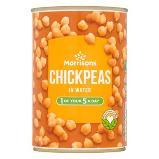 Morrisons Chickpeas In Water 400g - UK Food & Drink - 5010251958178