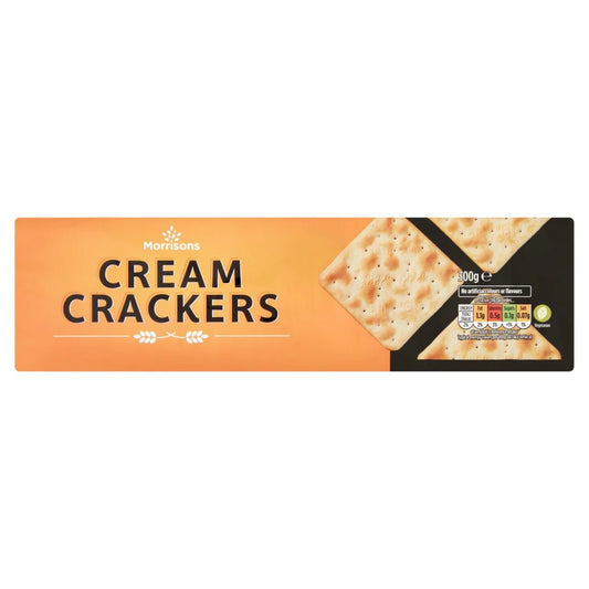 Morrisons Cream Crackers 300g - UK Food & Drink - 5010251519393