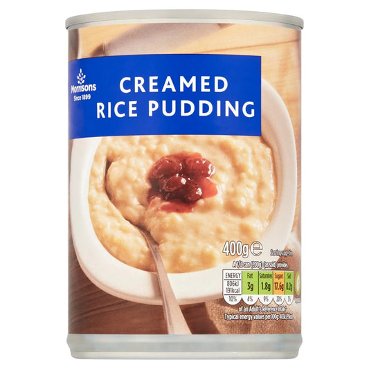 Morrisons Creamed Rice Pudding 400g - UK Food & Drink - 5010251553878
