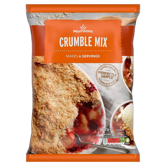 Morrisons Crumble Mix 227g - UK Food & Drink - 5010251552888