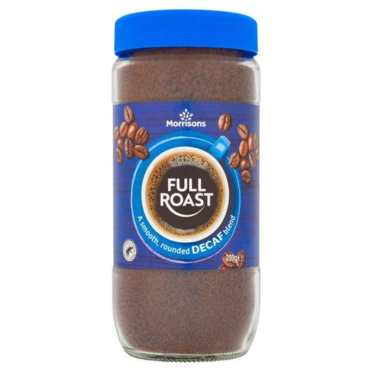 Morrisons Decaf Full Roast Coffee 200g - UK Food & Drink - 5010251501213