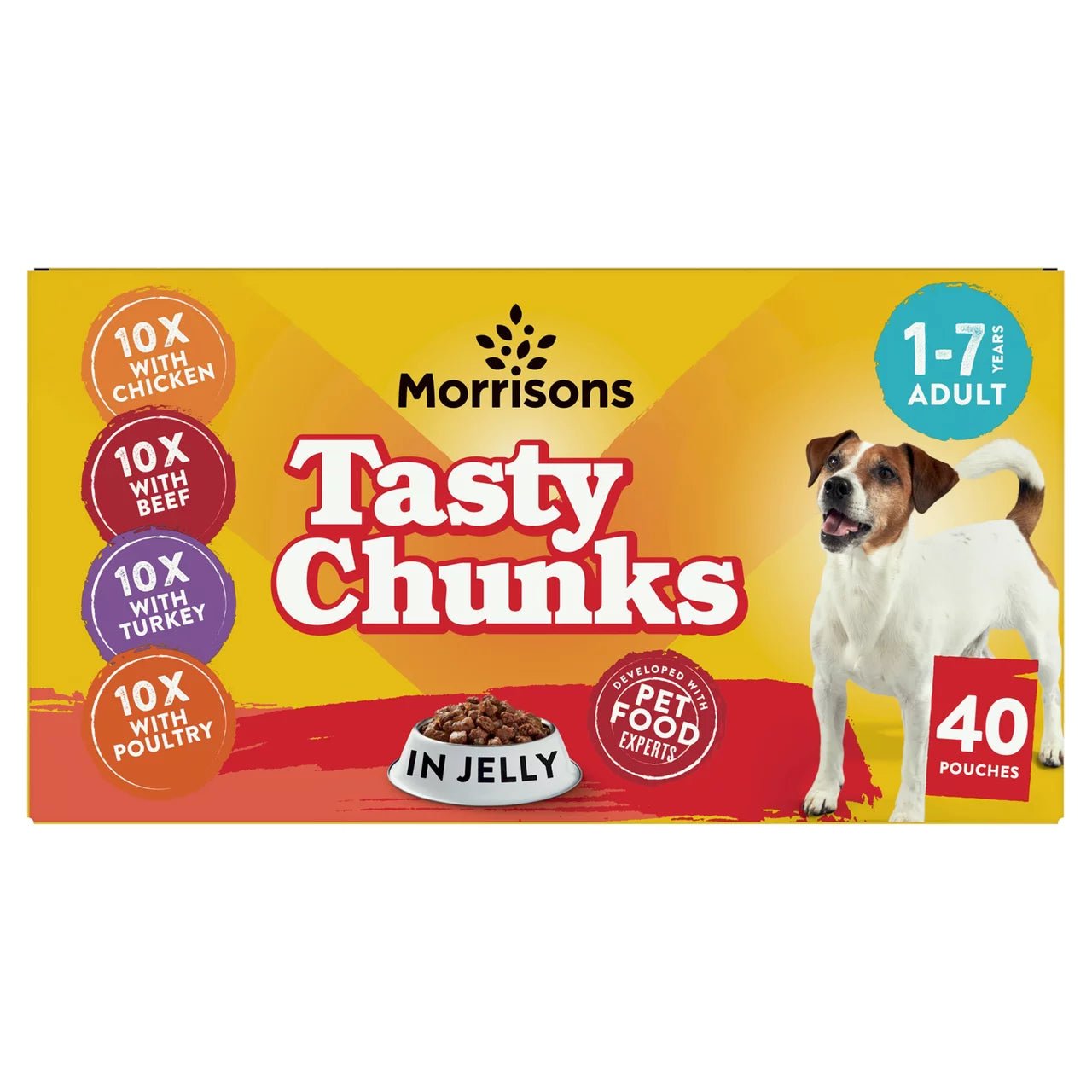 Morrisons Dog Food in Jelly 40 x 100g - UK Food & Drink - 5010525088112