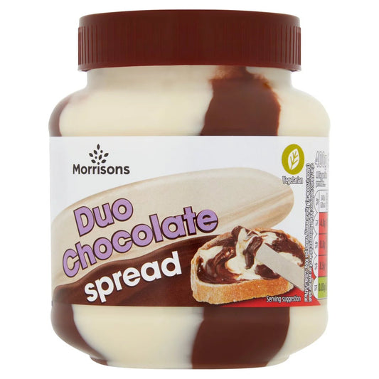 Morrisons Duo Chocolate Spread 400g - UK Food & Drink - 5010251450436