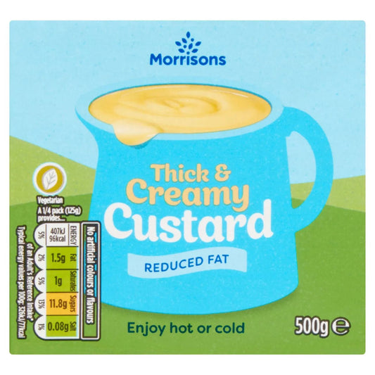 Morrisons Eat Smart Ready to Serve UHT Custard 500g - UK Food & Drink - 5010251776178