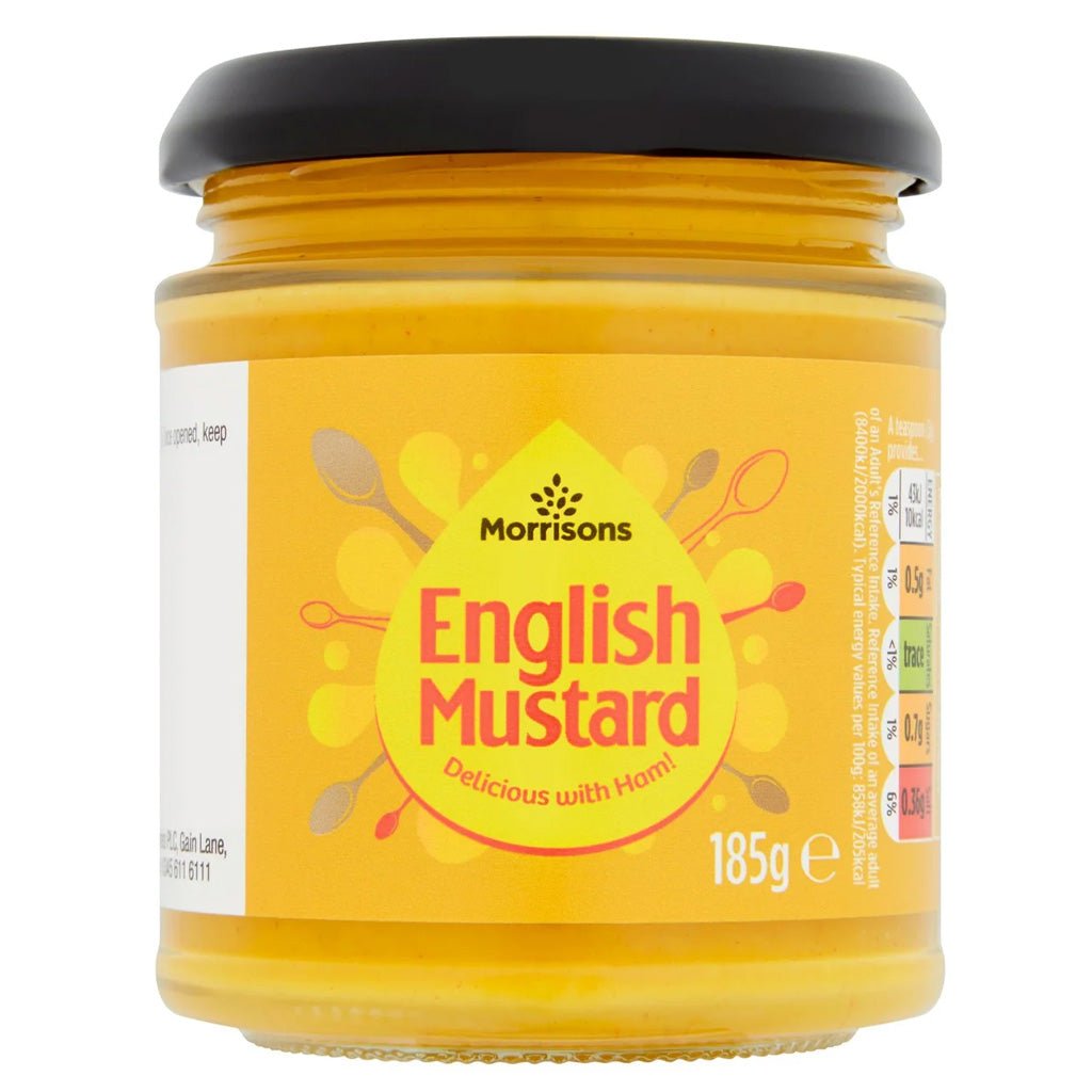 Morrisons English Mustard 185g - UK Food & Drink - 5010251525509