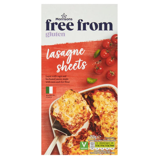 Morrisons Free From Lasagne Sheets 250g - UK Food & Drink - 5010251707295