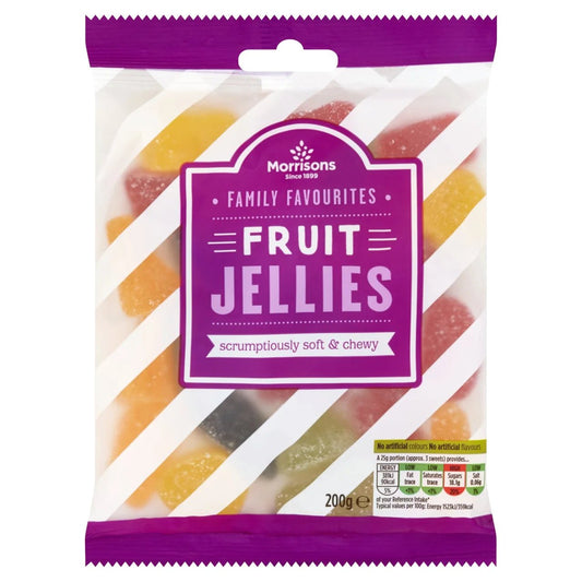 Morrisons Fruit Jellies 200g - UK Food & Drink - 5010251536710