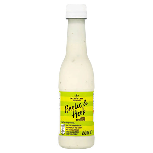 Morrisons Garlic & Herb Dressing 260ml - UK Food & Drink - 5010525130460