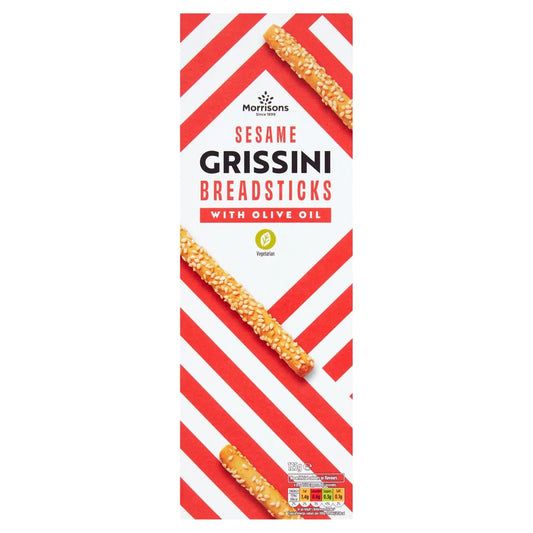 Morrisons Italian Sesame Bread Sticks 125g - UK Food & Drink - 5010251566496