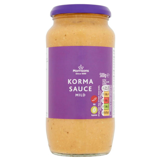 Morrisons Korma Sauce 500g - UK Food & Drink - 5010525091402