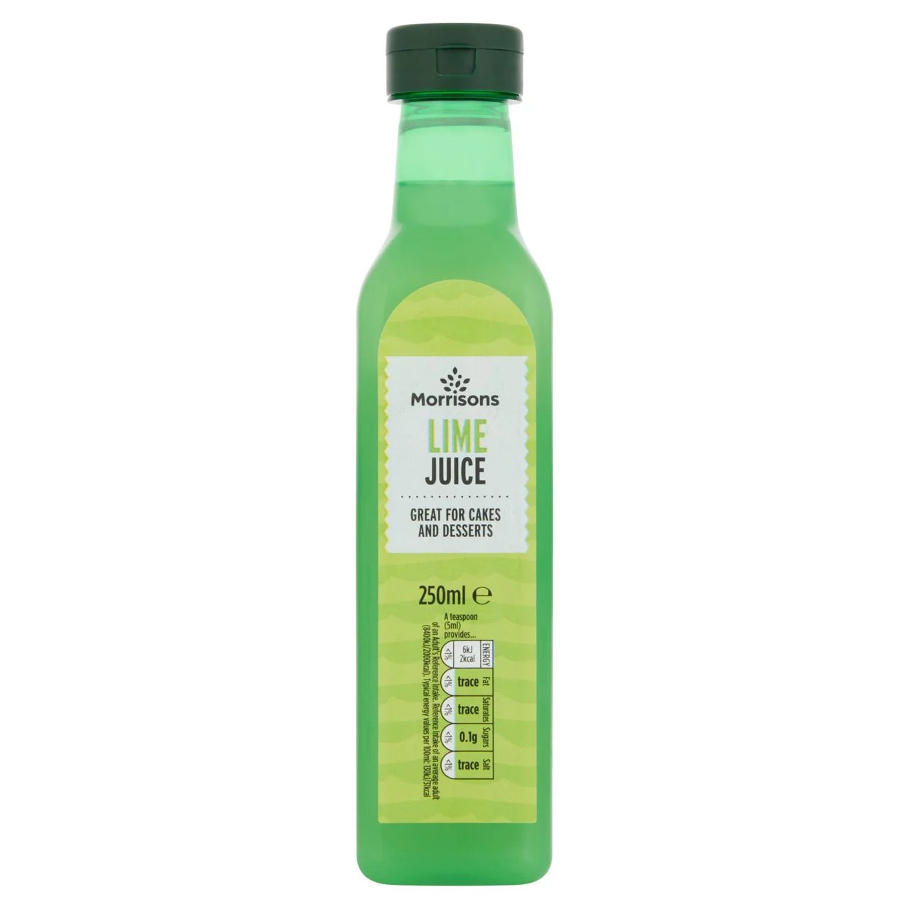 Morrisons Lime Juice 250ml - UK Food & Drink - 5010251638544