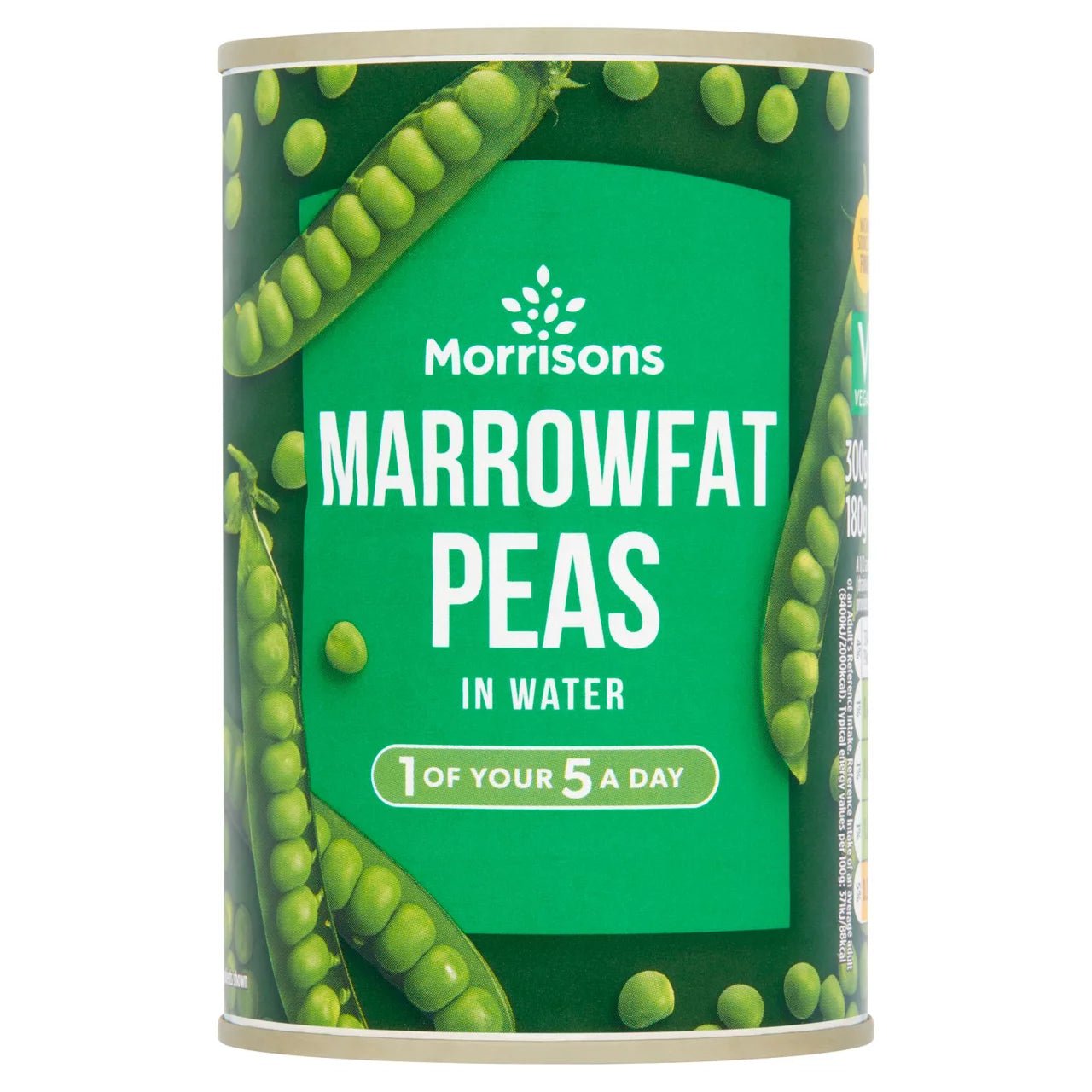 Morrisons Marrowfat Peas 300g - UK Food & Drink - 5010251621386
