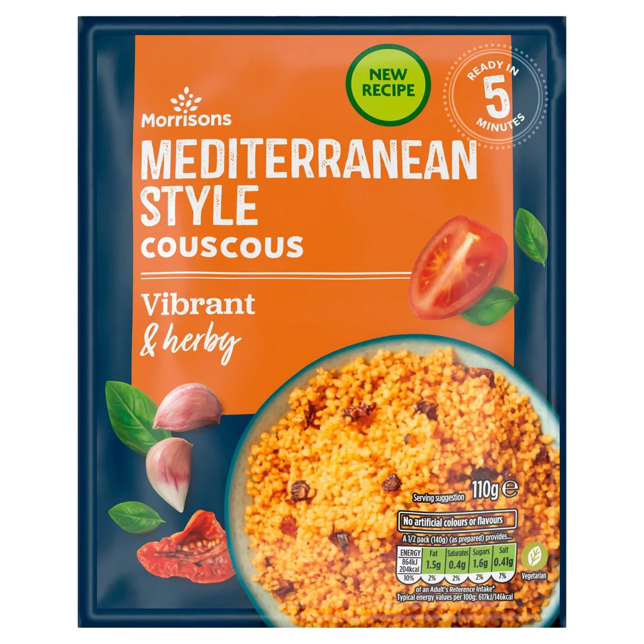 Morrisons Mediterranean Cous Cous 110g - UK Food & Drink - 5010251844853