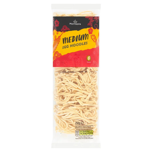 Morrisons Medium Egg Noodles 250g - UK Food & Drink - 5010251562849