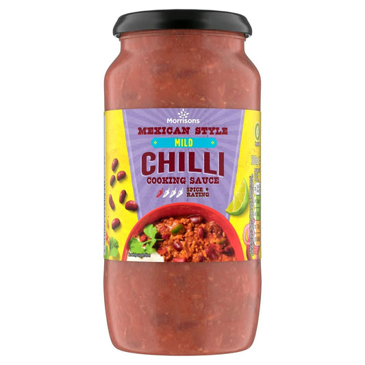 Morrisons Mild Chilli Cooking in Sauce 500g - UK Food & Drink - 5010251460565