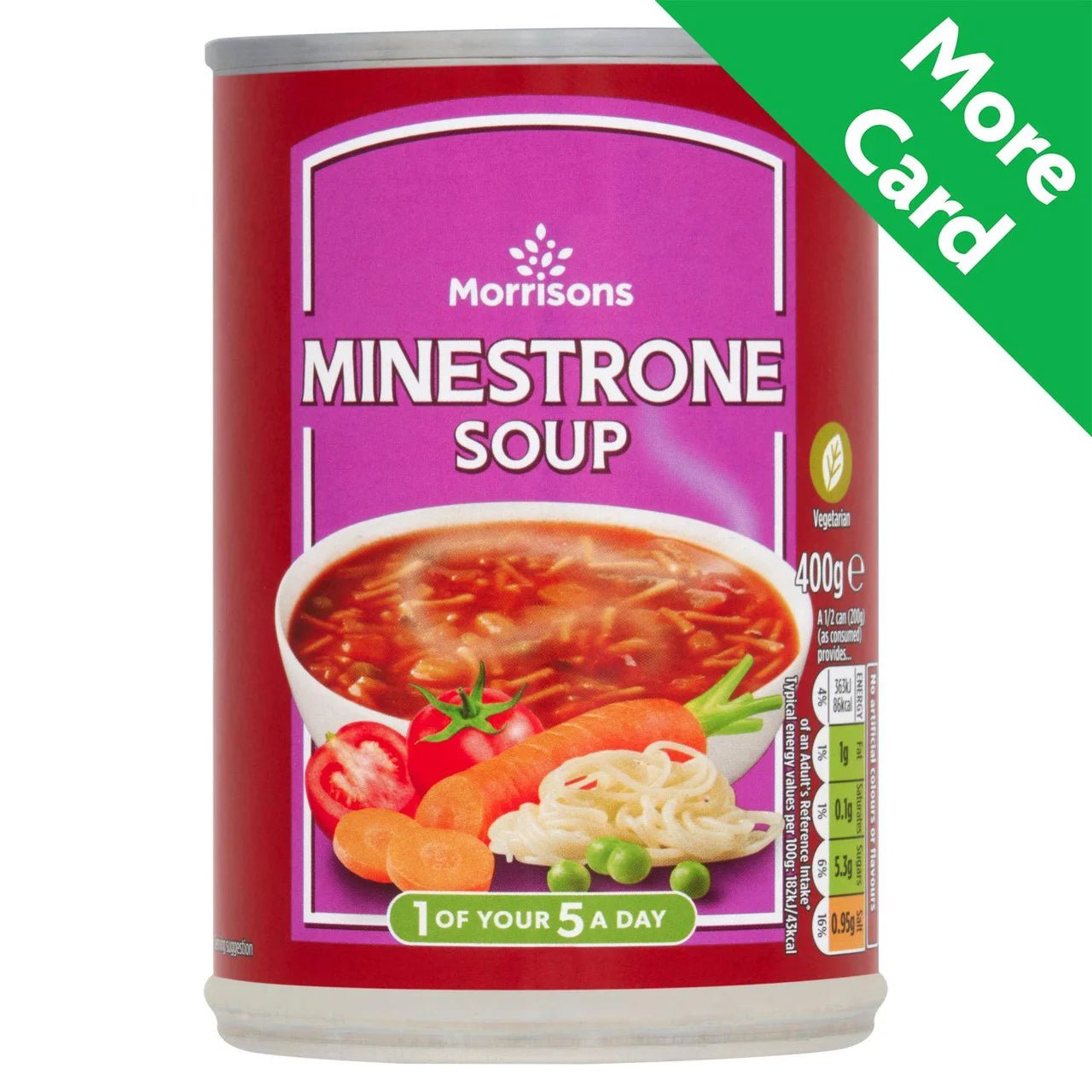Morrisons Minestrone Soup 400g - UK Food & Drink - 5010251582250