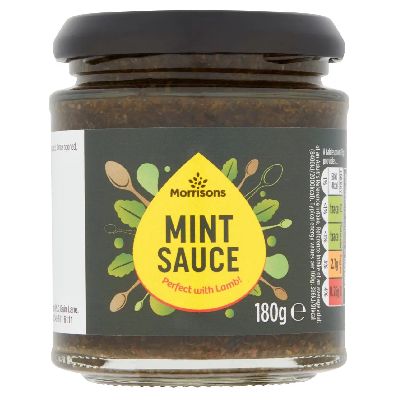Morrisons Mint Sauce 180g - UK Food & Drink - 5010251525288