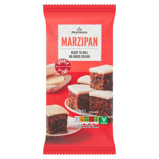 Morrisons Natural Marzipan 500g - UK Food & Drink - 5010251952893