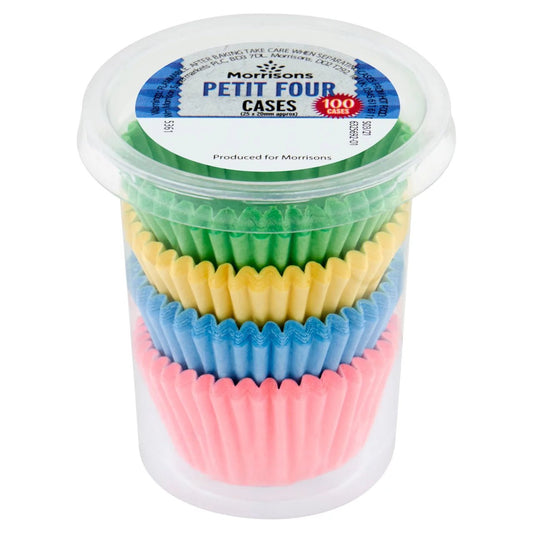 Morrisons Petit 4 Paper Cases 100pk - UK Food & Drink - 9012196