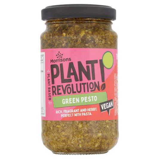 Morrisons Plant Revolution Vegan Green Pesto 190g - UK Food & Drink - 5010525135601
