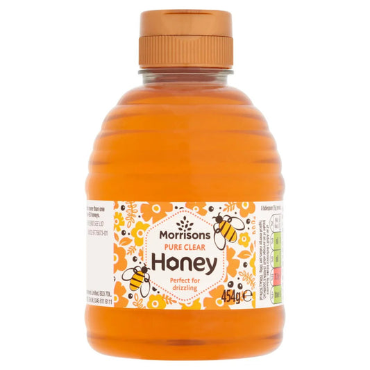 Morrisons Pure Clear Honey 454g - UK Food & Drink - 5010251450252