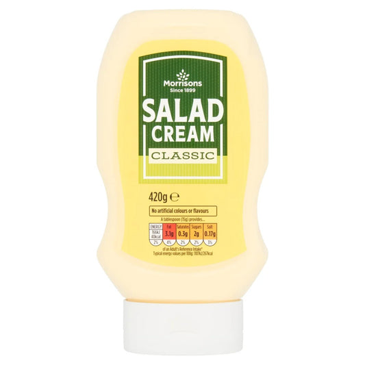 Morrisons Salad Cream 420g - UK Food & Drink - 5010525125718