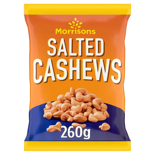 Morrisons Salted Cashews 260g - UK Food & Drink - 5010251930914