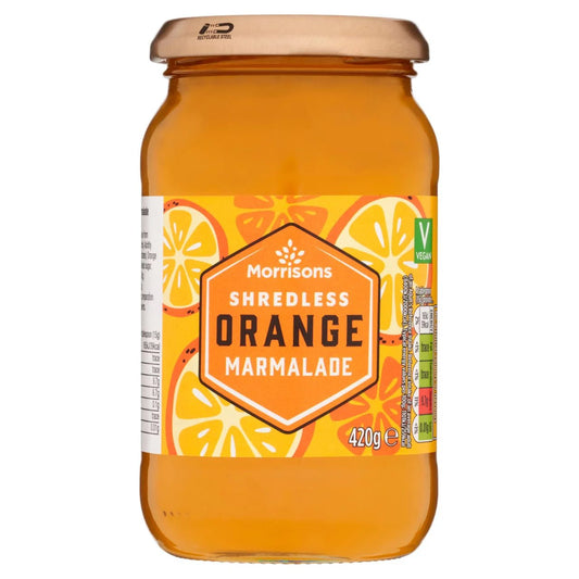 Morrisons Shredless Marmalade 420g - UK Food & Drink - 5010525220062