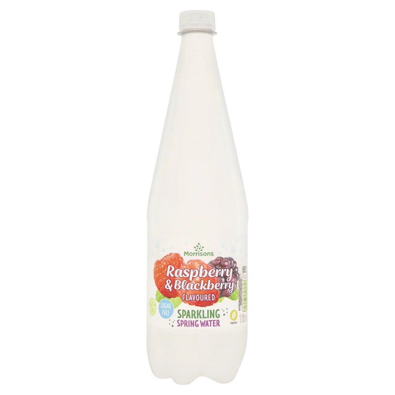 Morrisons Sparkling Raspberry & Blackberry Water 1 litre - UK Food & Drink - 5010251484899