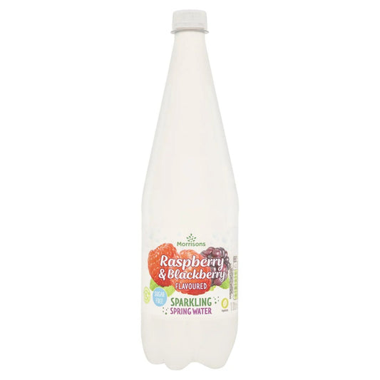 Morrisons Sparkling Raspberry & Blackberry Water 1 litre - UK Food & Drink - 5010251484899
