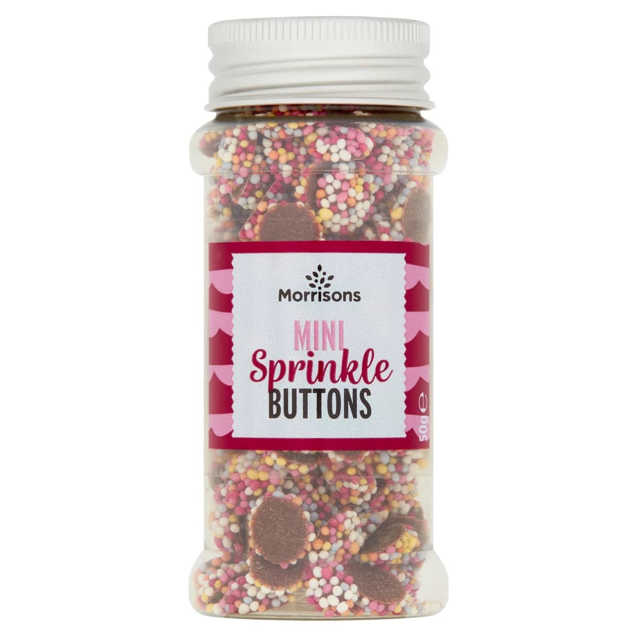 Morrisons Sprinkle Buttons 50g - UK Food & Drink - 5010251826545