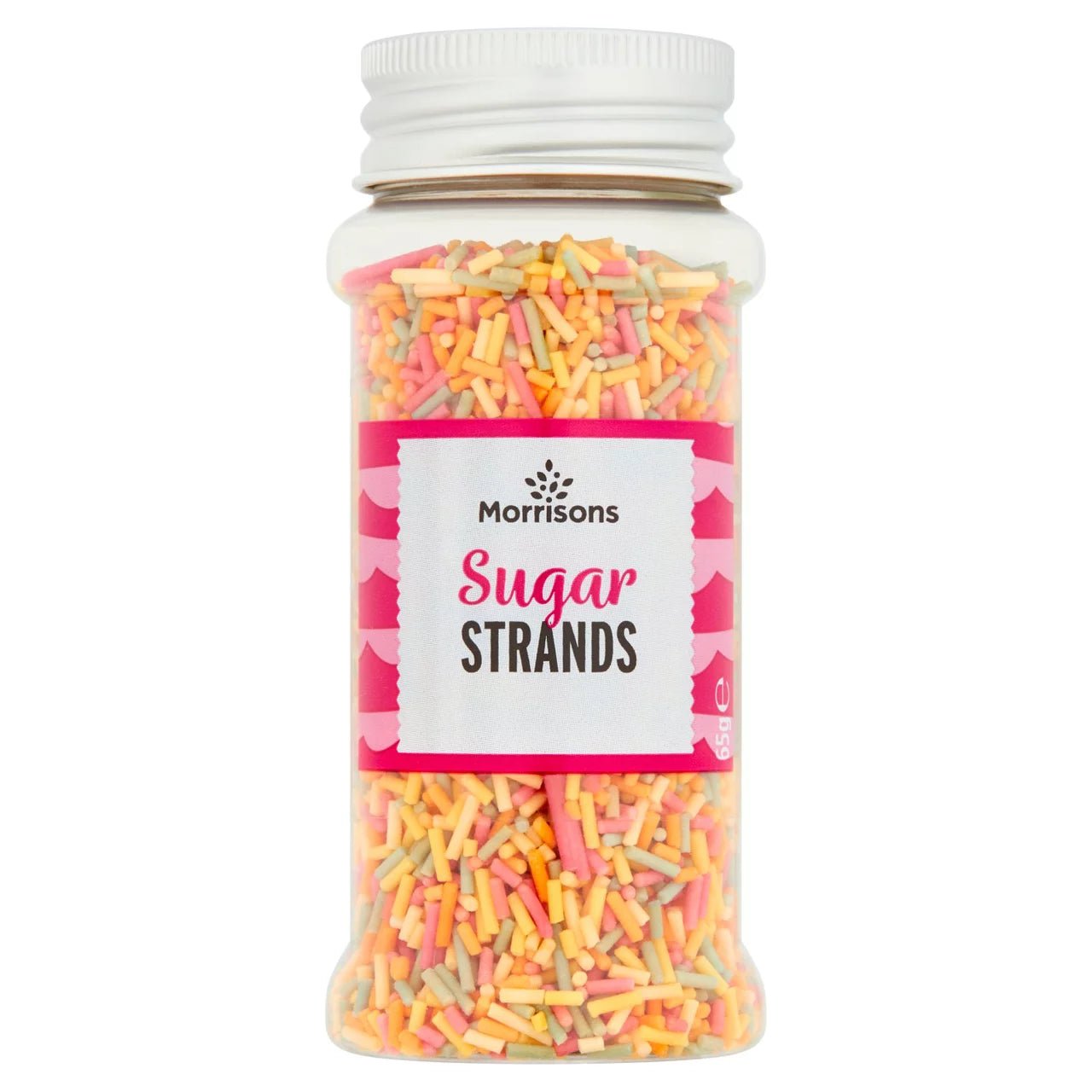 Morrisons Sugar Strands Sprinkles 65g - UK Food & Drink - 5010251751564