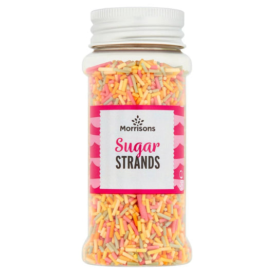 Morrisons Sugar Strands Sprinkles 65g - UK Food & Drink - 5010251751564