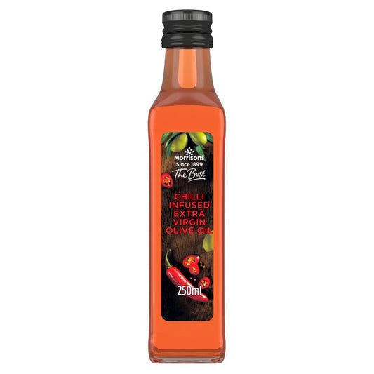Morrisons The Best Chilli Infused Olive Oil 250ml - UK Food & Drink - 5010251756989