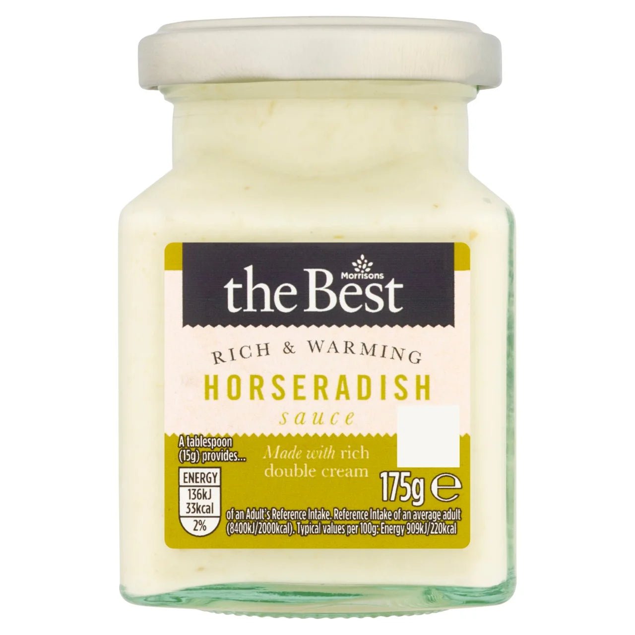 Morrisons The Best Horseradish Sauce 175g - UK Food & Drink - 5010251758518