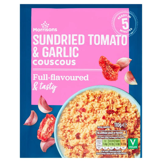 Morrisons Tomato & Garlic Cous Cous 110g - UK Food & Drink - 5010251844877