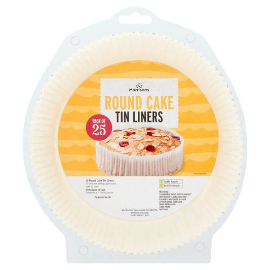 Morrisons Victoria Cake Liners 25pk - UK Food & Drink - 5010251523178