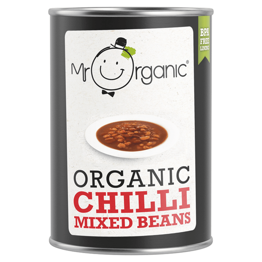 Mr Organic Organic Chilli Mixed Beans 400g - UK Food & Drink - 5060178073935