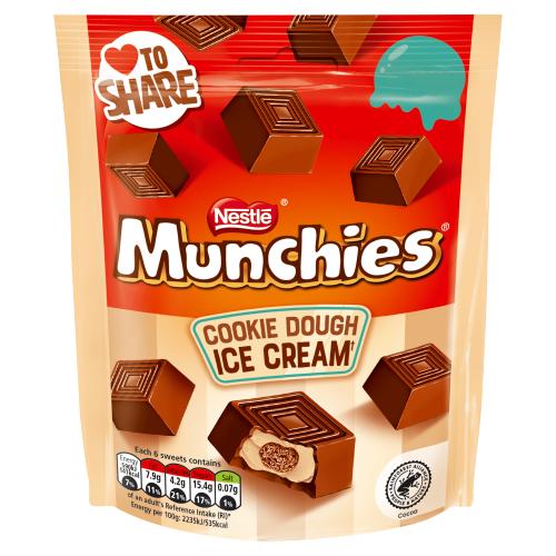 Munchies Cookie Dough Ice Cream 97g - UK Food & Drink - 8445290886750