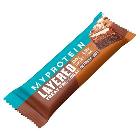 Myprotein Layered Bar Triple Chocolate Fudge Flavour 60g - UK Food & Drink - 5059883177496